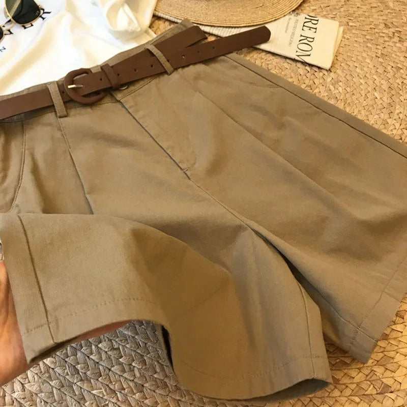 Bianca · Pantalones cortos elegantes de algodón
