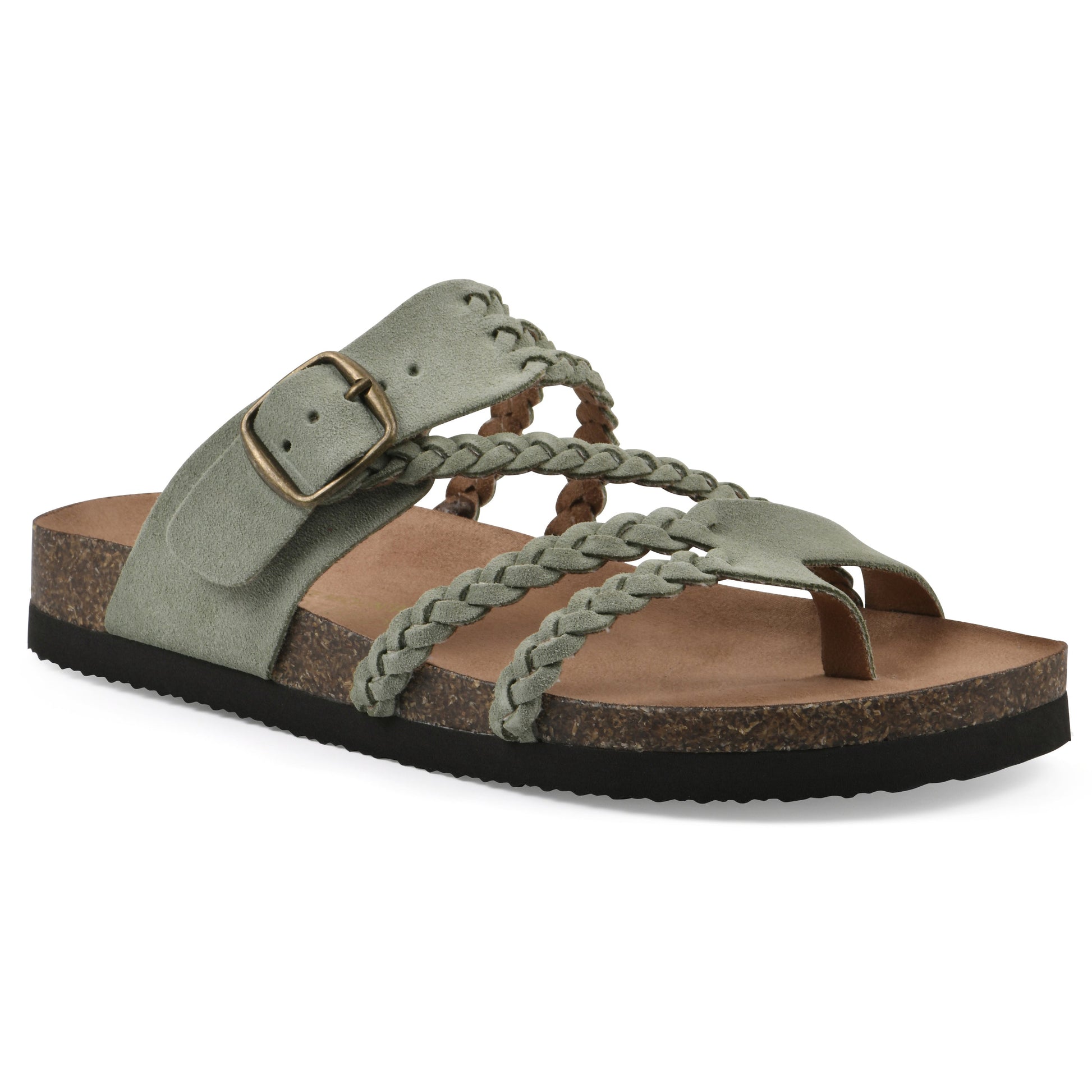 Mara · Sandalias Confort con Plantilla Anatómica — Verde