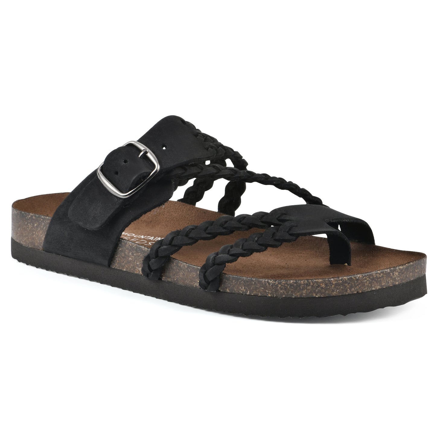 Mara · Sandalias Confort con Plantilla Anatómica — Negro