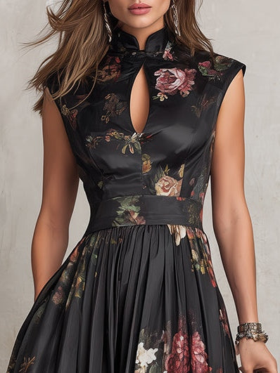 Violette · Vestido Midi de Satén Plisado