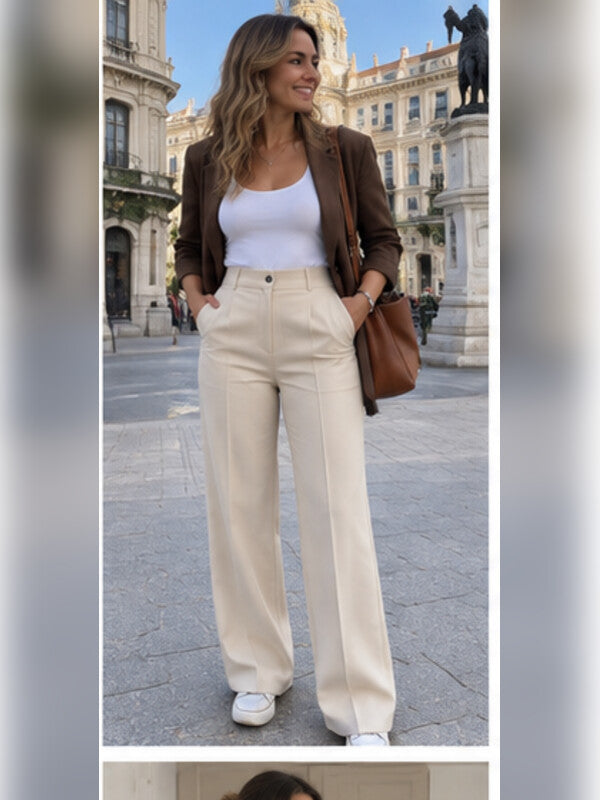 Foto de clienta con pantalones Alessia