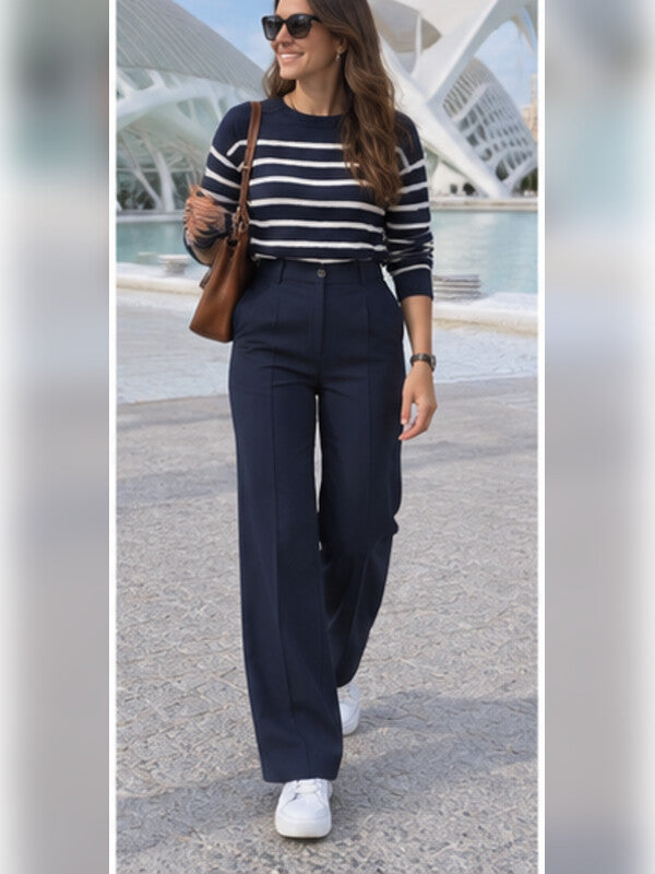 Foto de clienta con pantalones Alessia