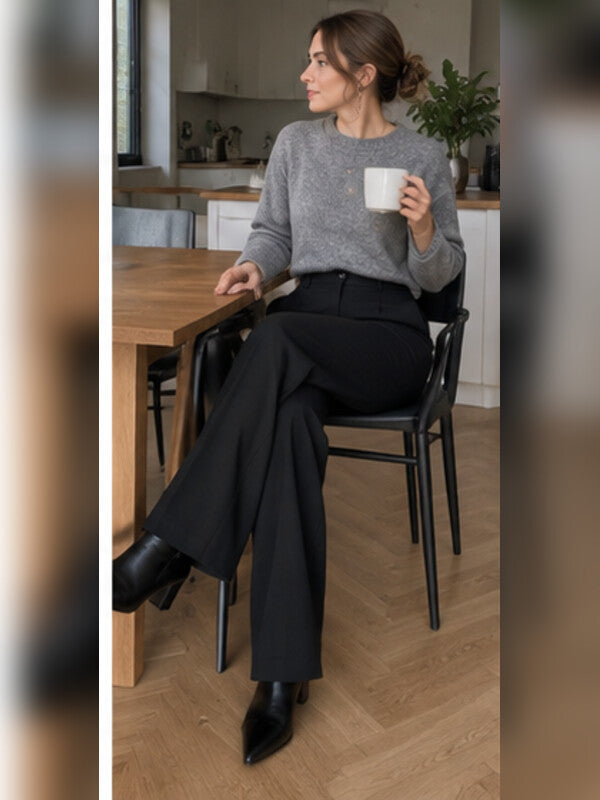 Foto de clienta con pantalones Alessia