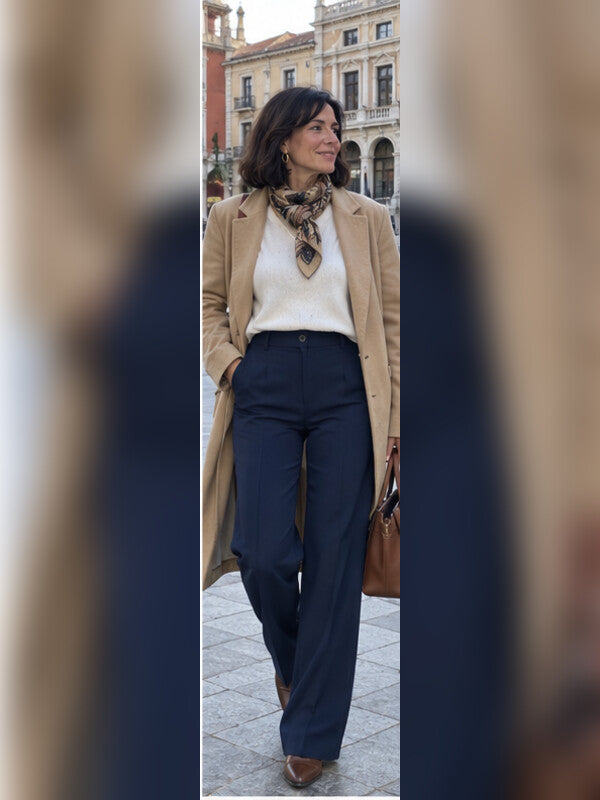 Foto de clienta con pantalones Alessia