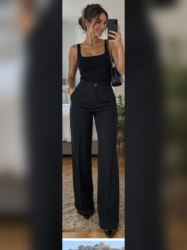 Foto de clienta con pantalones Alessia