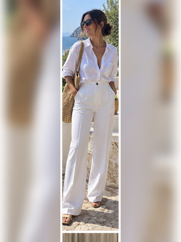 Foto de clienta con pantalones Alessia