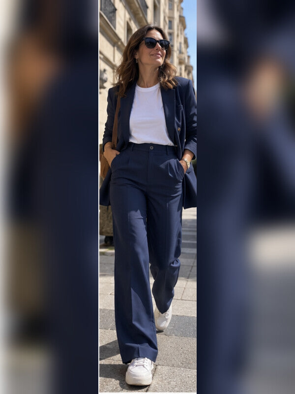 Foto de clienta con pantalones Alessia