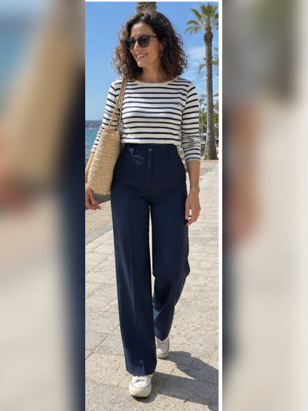 Foto de clienta con pantalones Alessia