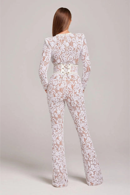 Renata · Mono elegante de encaje