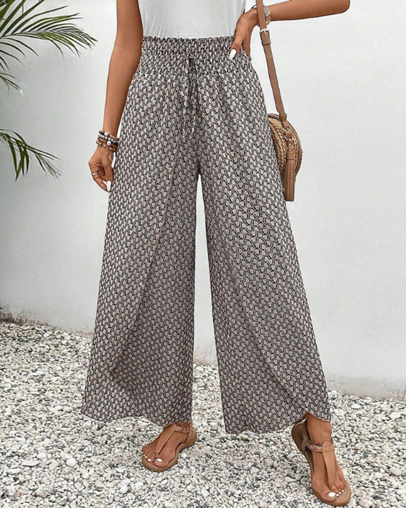 LUNARA - PANTALONES DE PIERNA ANCHA PARA MUJERES