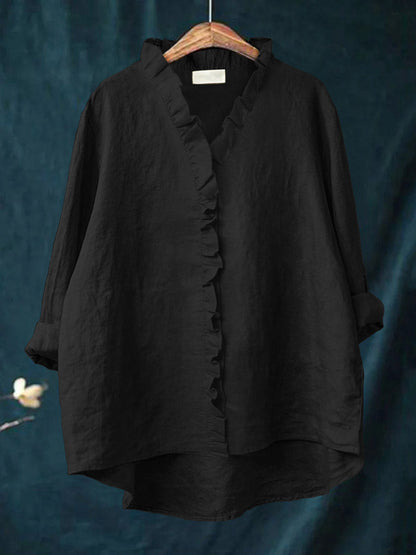 Romina · Blusa suave con volantes