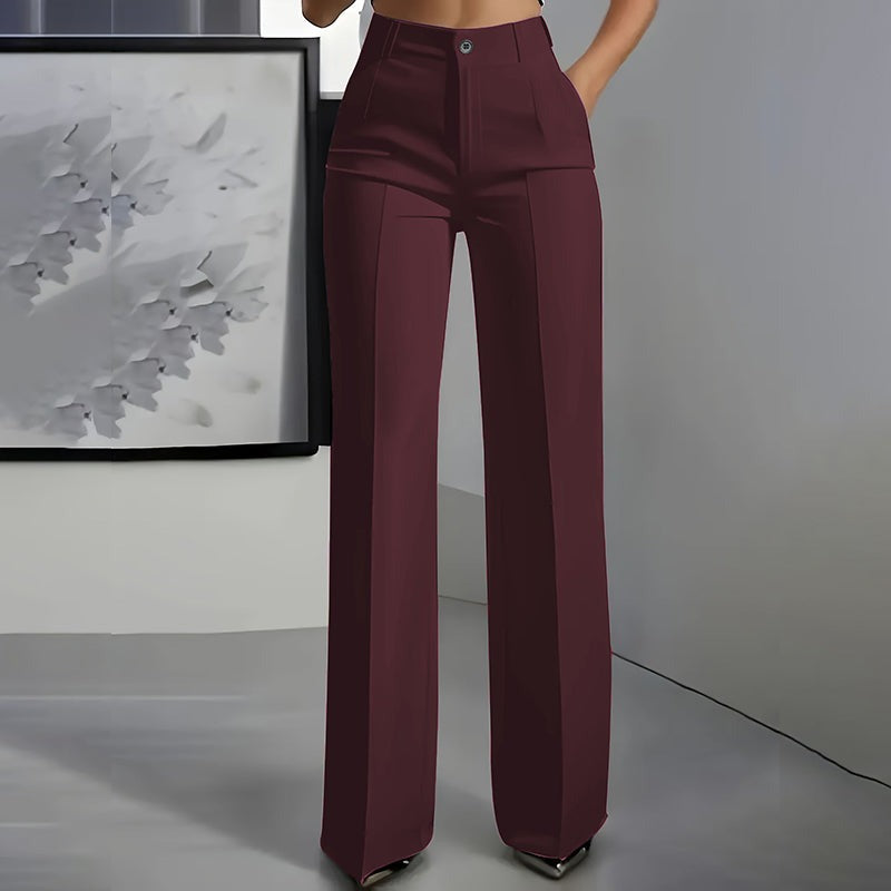 Alessia pantalón burdeos