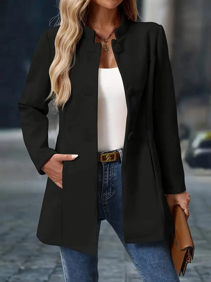 Giada · Chaqueta elegante de sastrería y acabado mate