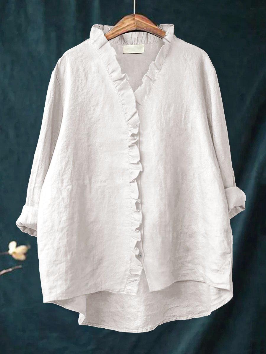 Romina · Blusa suave con volantes