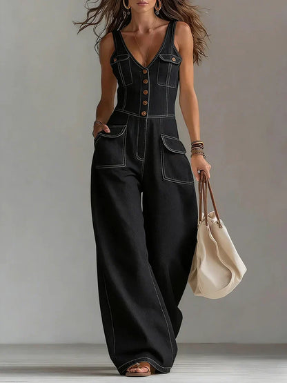 Sophie™ | Mono de denim holgado