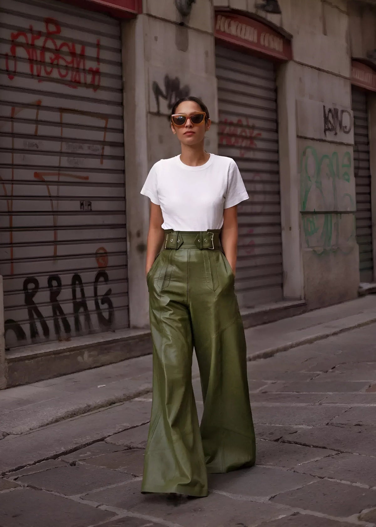 Renata · Pantalones cómodos de pierna ancha