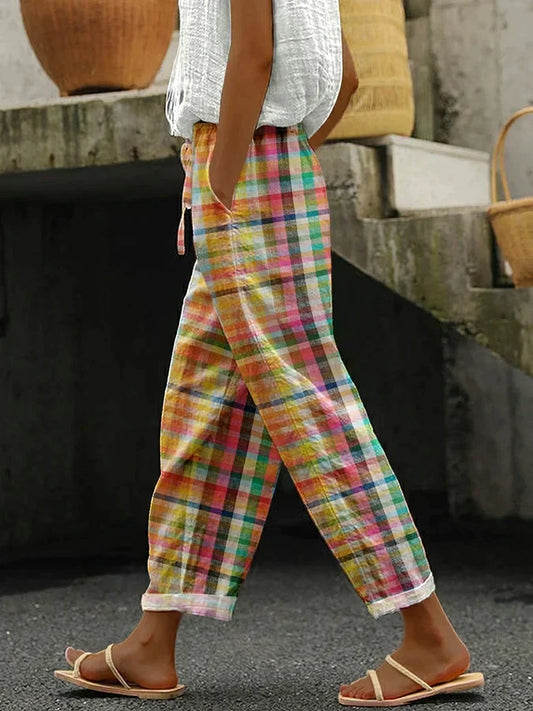 ZENARIA – PANTALONES A RAYAS CÓMODOS