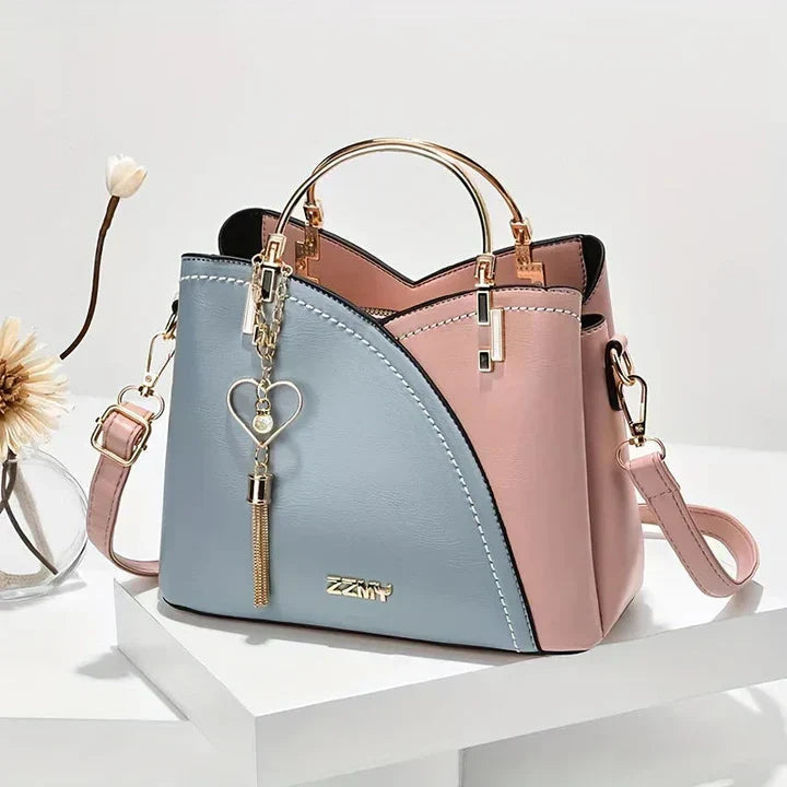 Priscilla · Bolso bicolor elegante