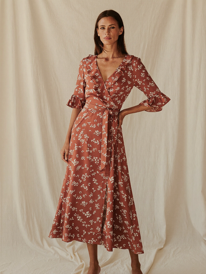 Sevilla · Vestido Cruzado Estampado