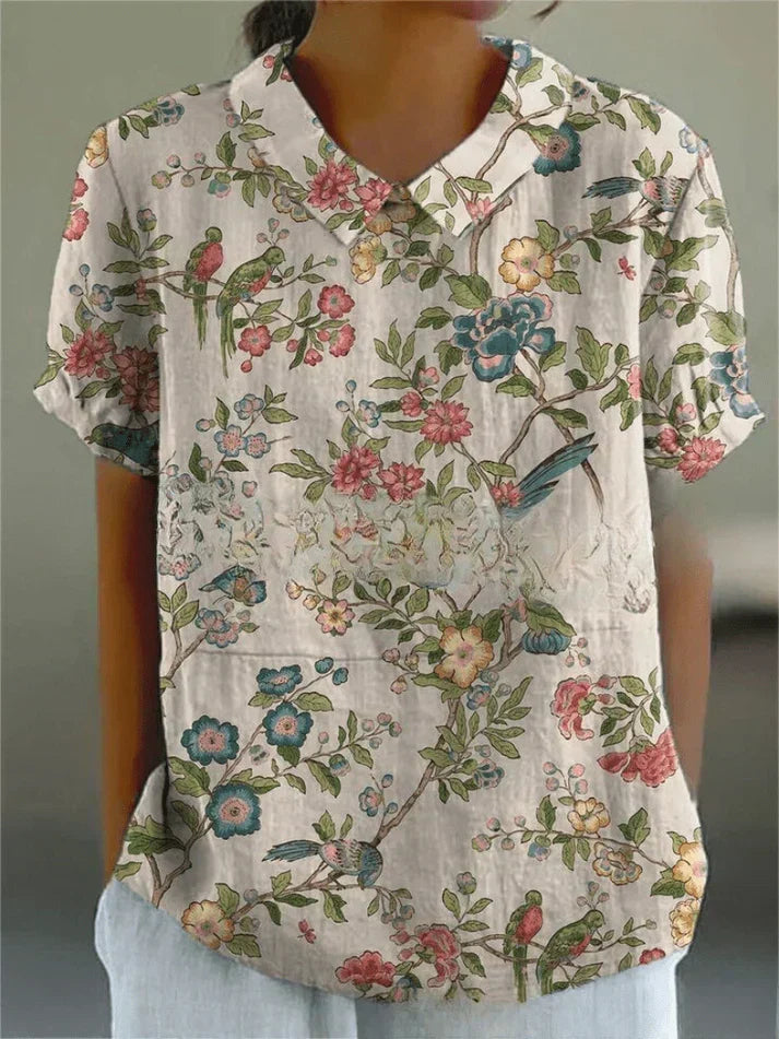 Romina · Blusa fresca de lino