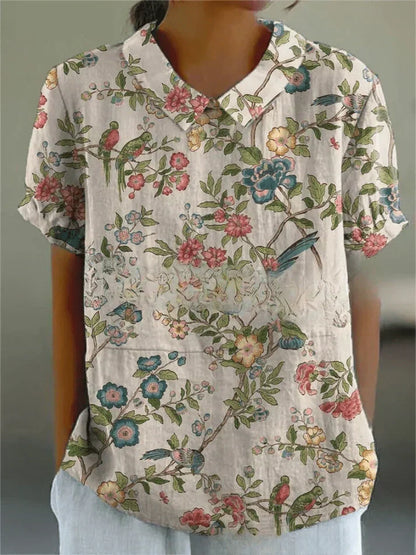 Romina · Blusa fresca de lino