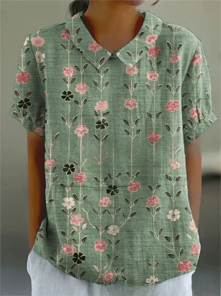 Romina · Blusa fresca de lino