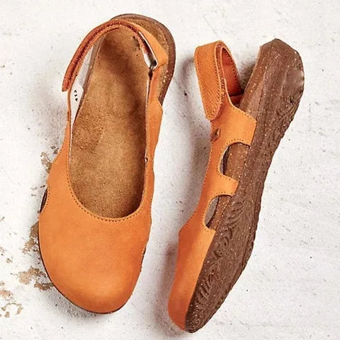 Selene · Zapatos destalonados de ante suave