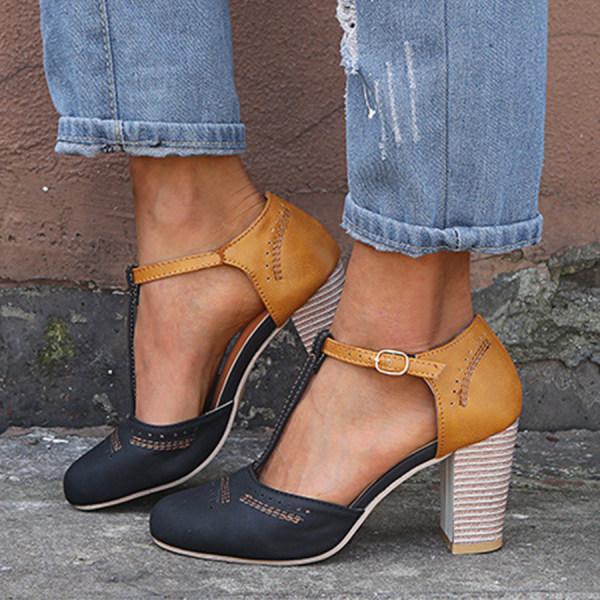 Camilla · Zapatos elegantes con tacón de bloque