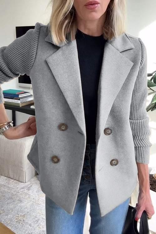 Irene · Abrigo elegante con paneles