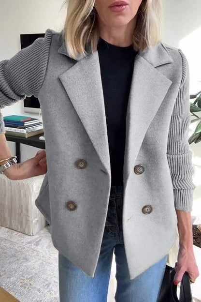 Irene · Abrigo elegante con paneles