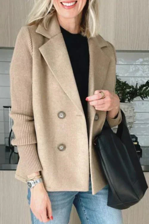 Irene · Abrigo elegante con paneles