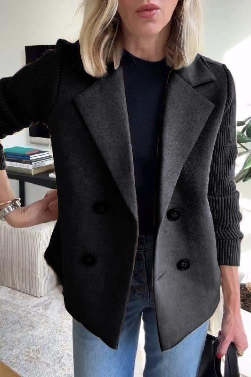 Irene · Abrigo elegante con paneles