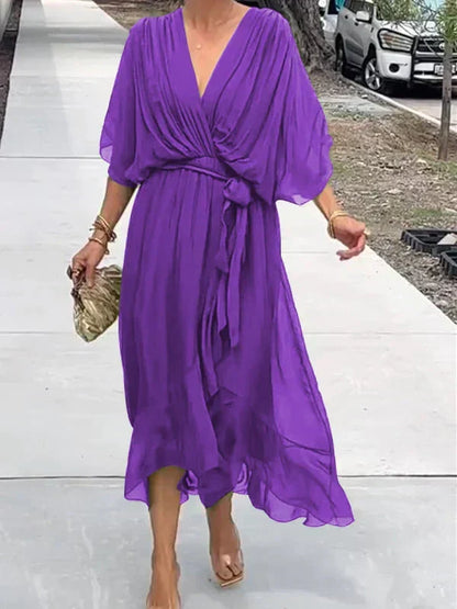 Iris · Vestido fluido premium