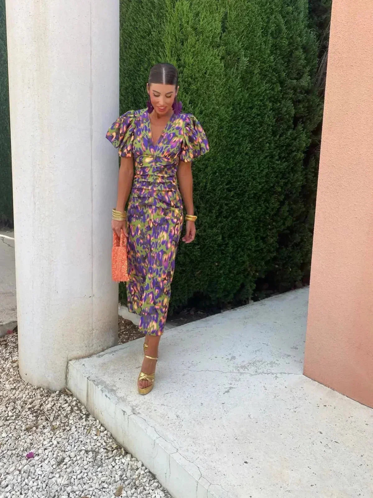Eleonora · Vestido midi elegante