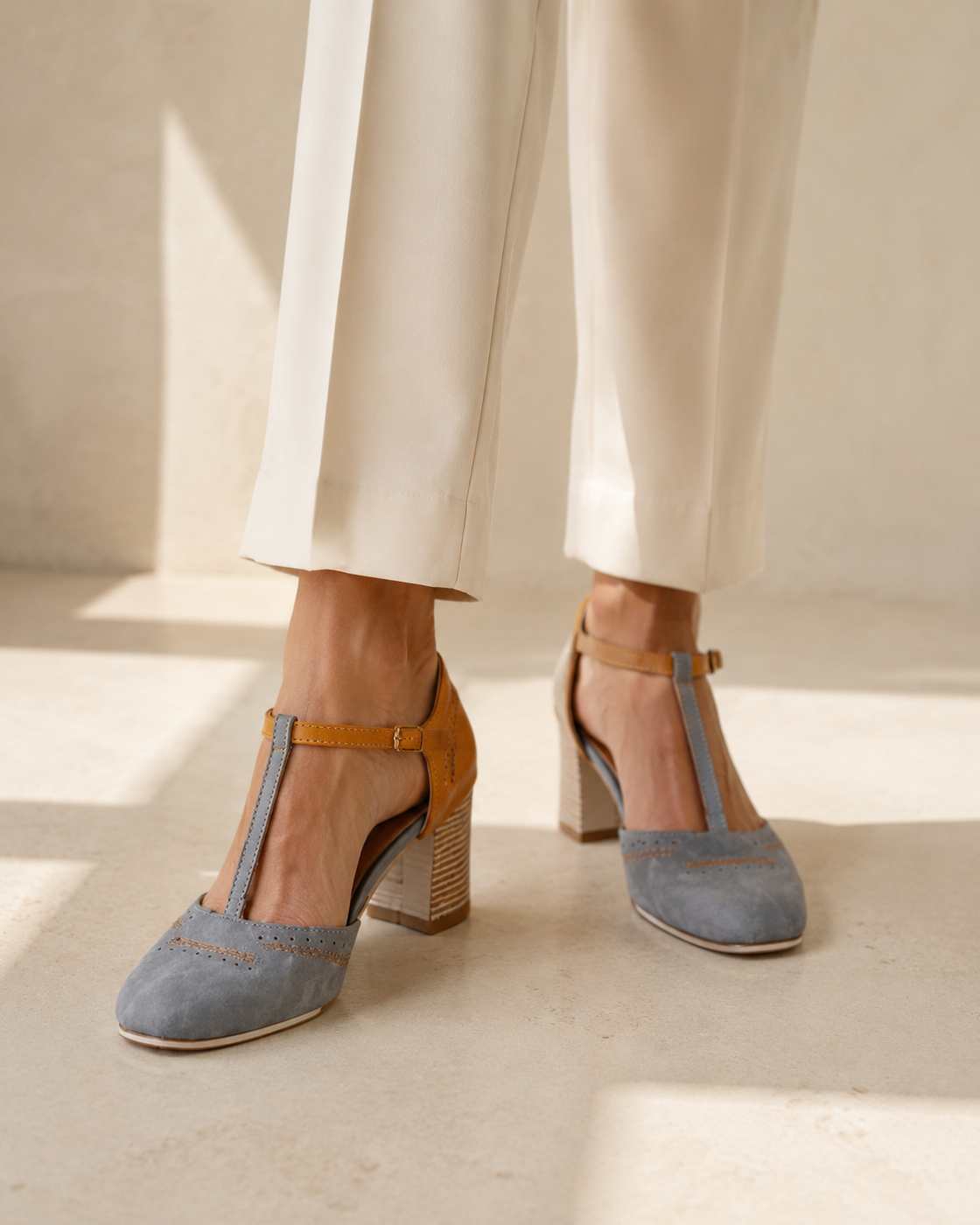 Camilla · Zapatos elegantes con tacón de bloque