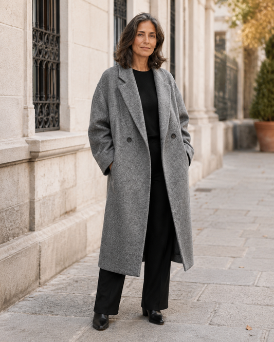 Carlotta · Abrigo largo clásico para mujer