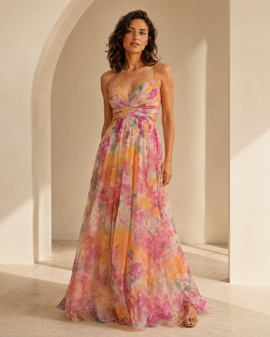 Cecilia · Vestido etéreo de gasa