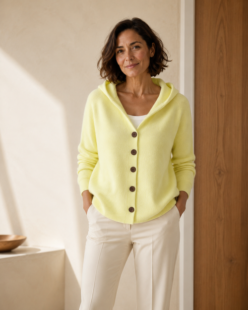 Chiara · Cárdigan suave de algodón
