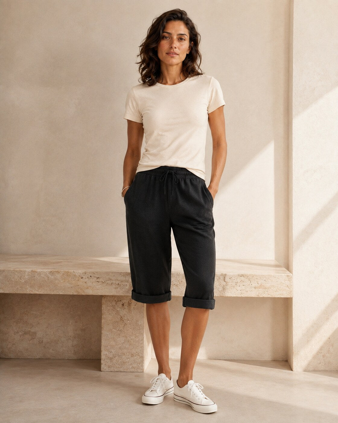 Debora · Pantalones cortos de tejido ligero