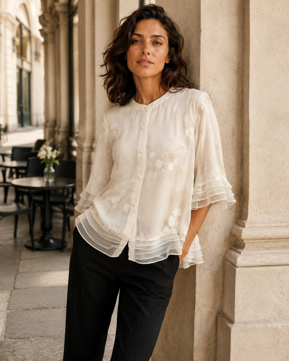 Delia · Blusa ligera de algodón