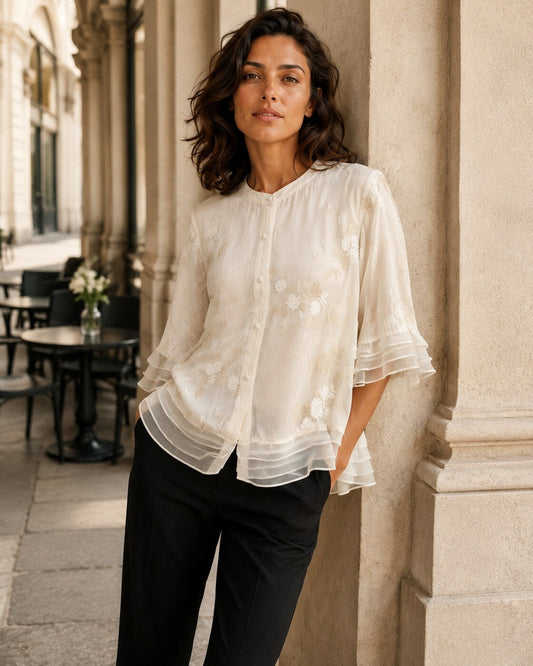 Delia · Blusa ligera de algodón