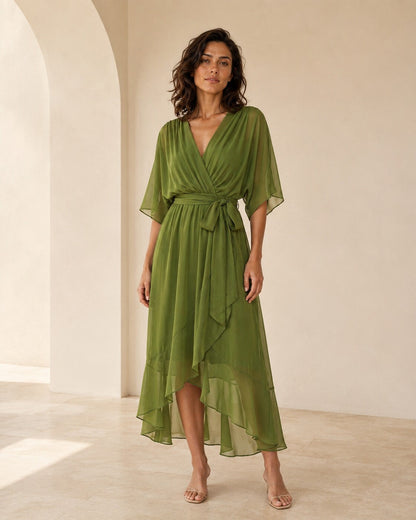 Iris · Vestido fluido premium