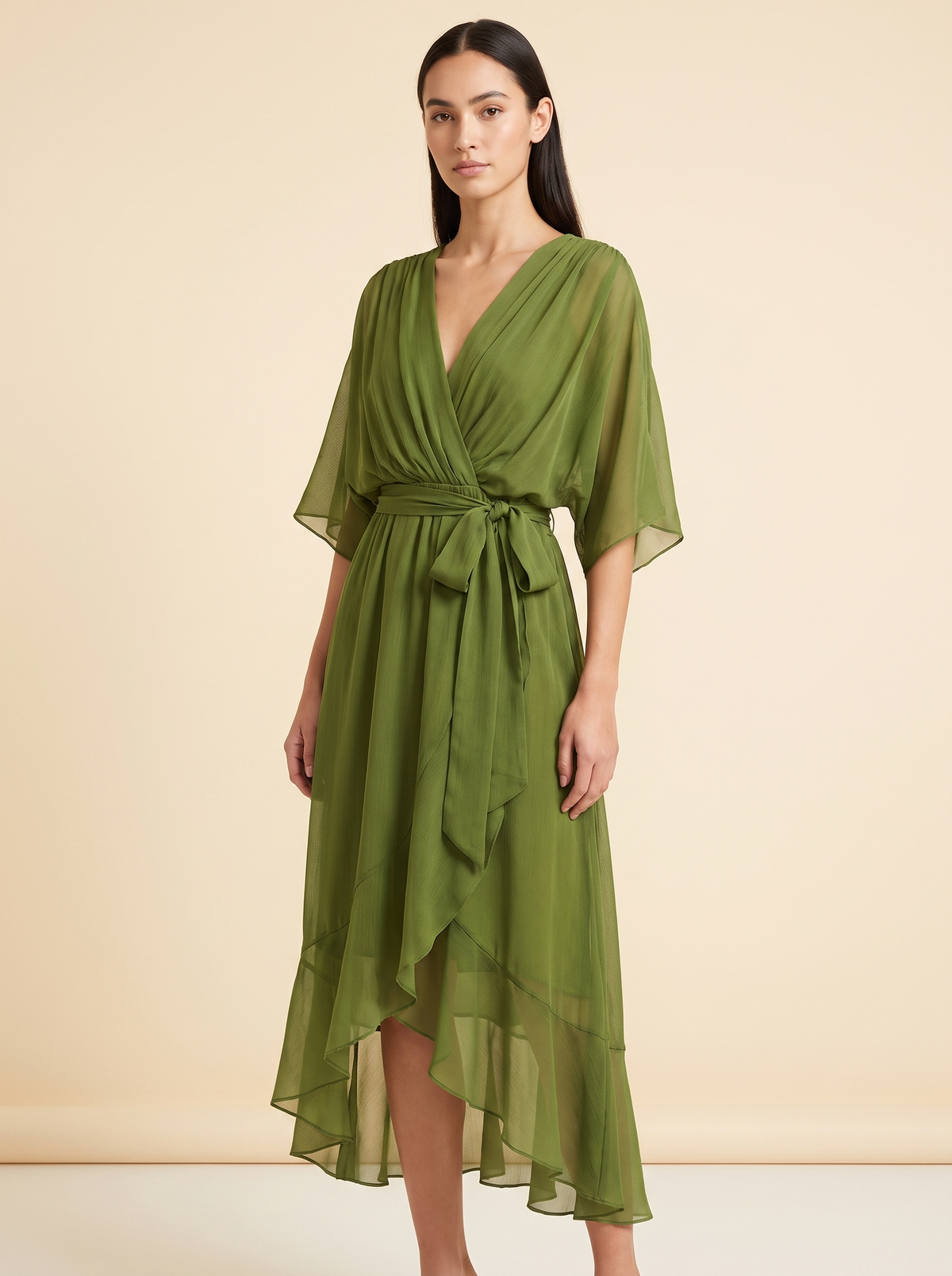 Iris · Vestido fluido premium