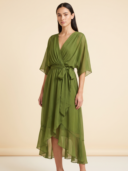 Iris · Vestido fluido premium