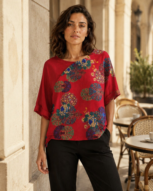Isabella · Blusa fresca de lino