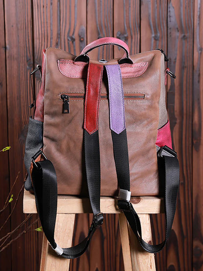 Livia · Mochila multicolor de piel