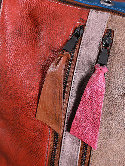 Livia · Mochila multicolor de piel