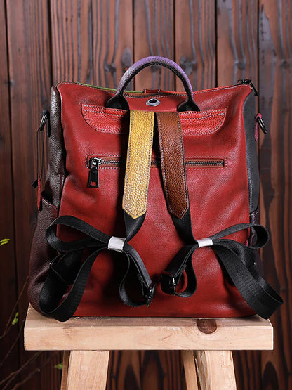 Livia · Mochila multicolor de piel
