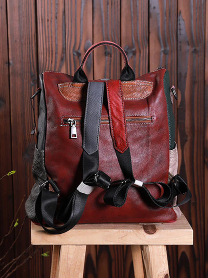 Livia · Mochila multicolor de piel