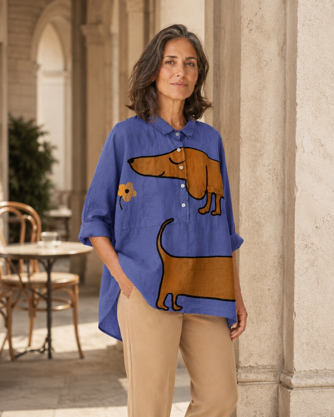 Marta · Camisa relajada de algodón